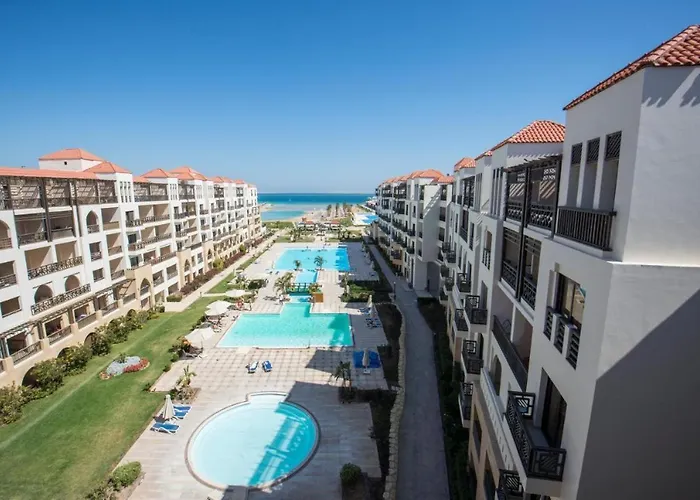 Sea View Studio With Private Beach In Gravity Hotel Hurghada